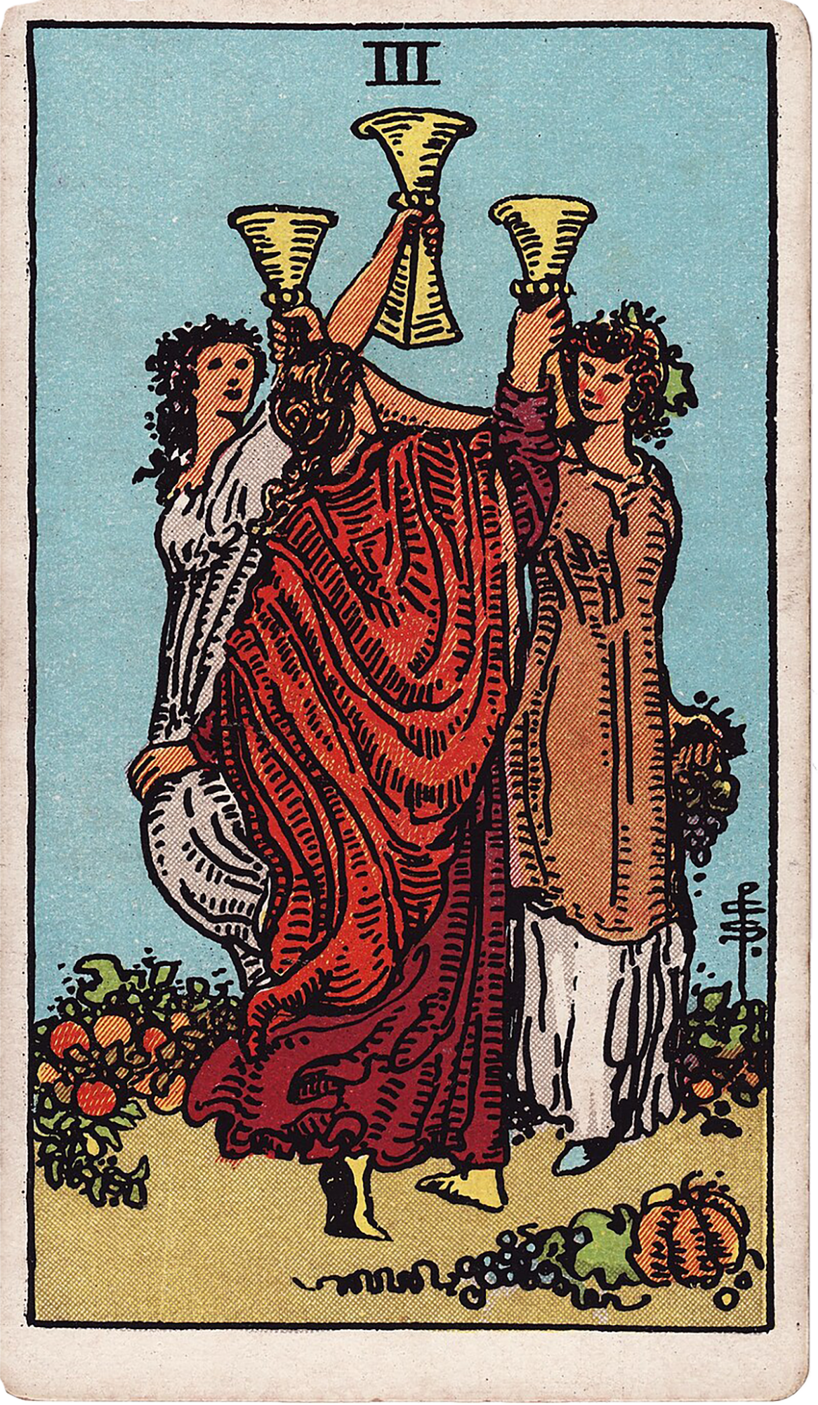 3 of Cups Tarot card